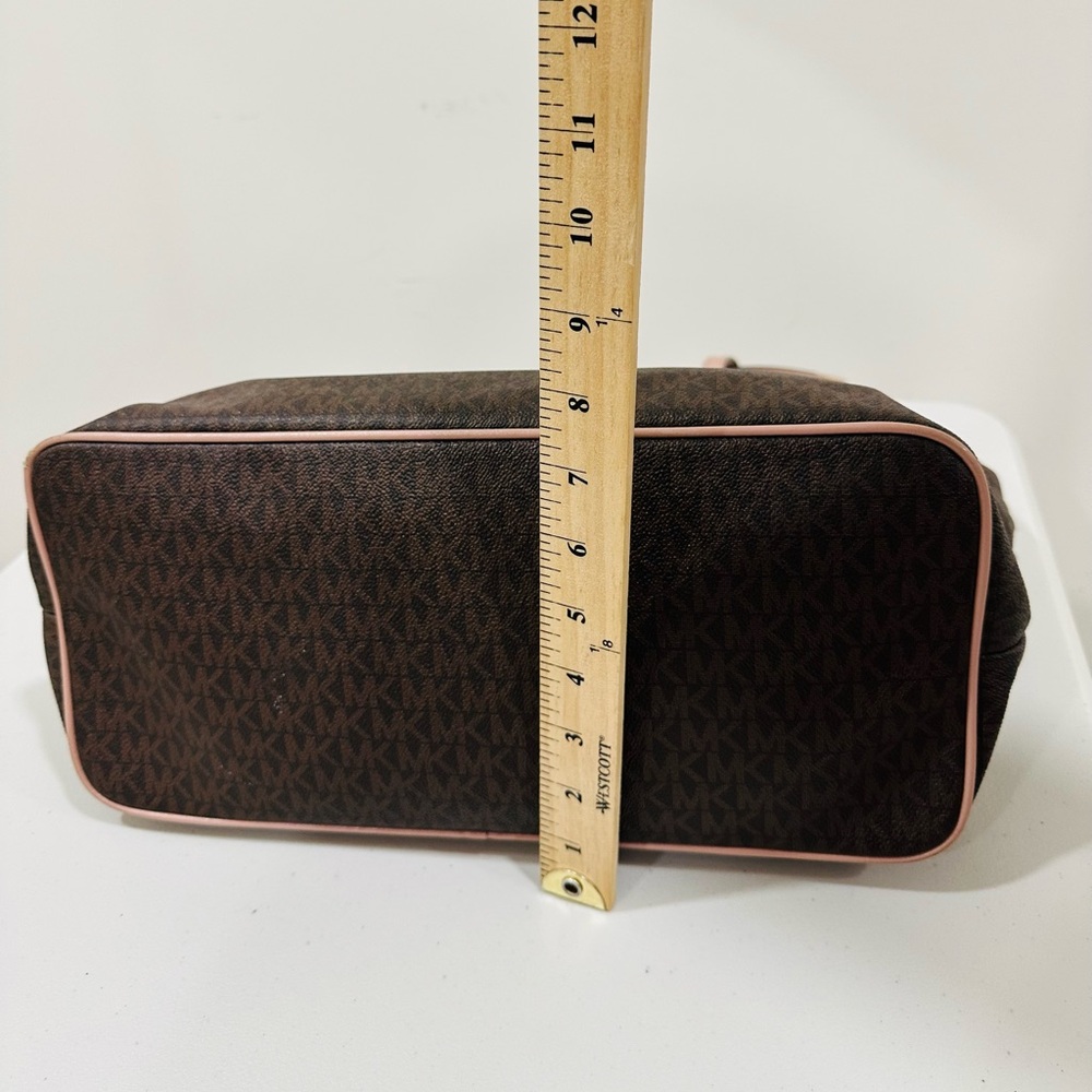 MICHAEL KORS‎ Jet Set Signature Large Travel Tote Brown - Picture 4 of 14